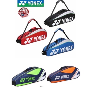 BADMINTON BAG 9332 2 ZIP WITH SHOES COMPARTMENT CAN FIT FOR 3-5 RACKE