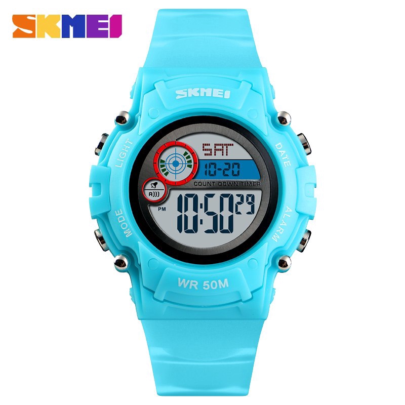 SKMEI 1477 New Boys Girls Sport Watch Kids Gifts Waterproof LED Digital  Watches | Shopee Singapore