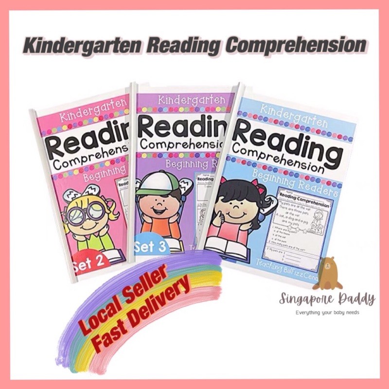 SG Local In StockKindergarten Reading ComprehensionEducational Worksheets/Children English Phonics Learning Homework