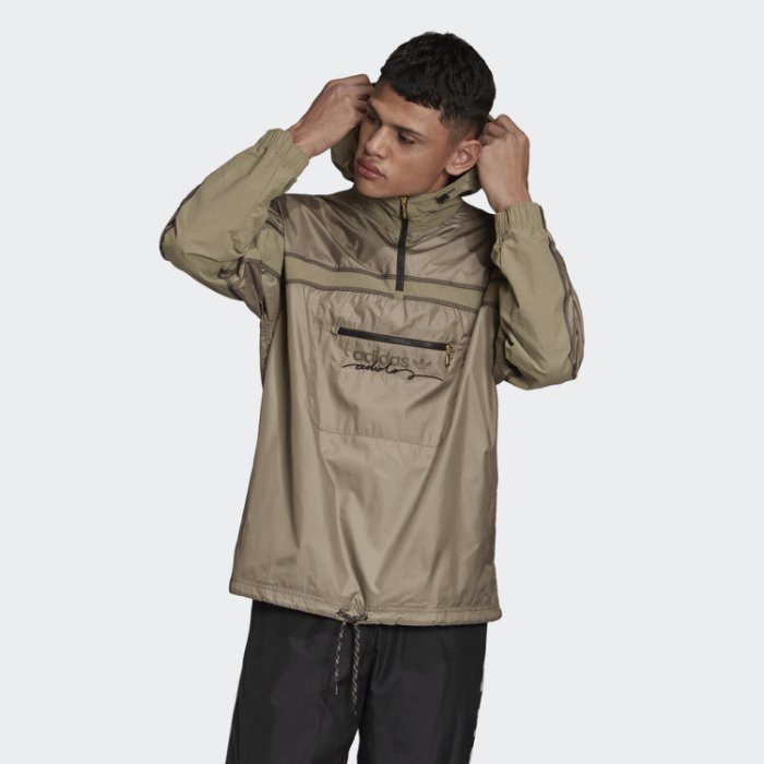 adidas army green jacket