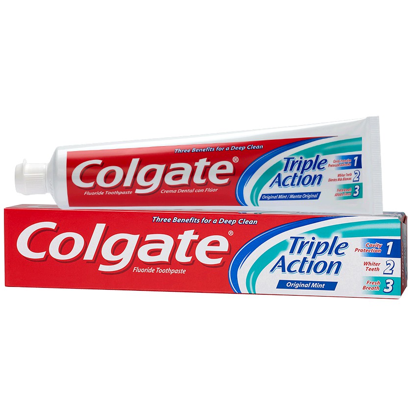 Зубная паста колгейт. Зубная паста Colgate Triple Action. Colgate зубная паста Triple Action 100мл. Colgate з/паста 100мл тройное действие. 100мл зуб.паст.Colgate Triple Act.