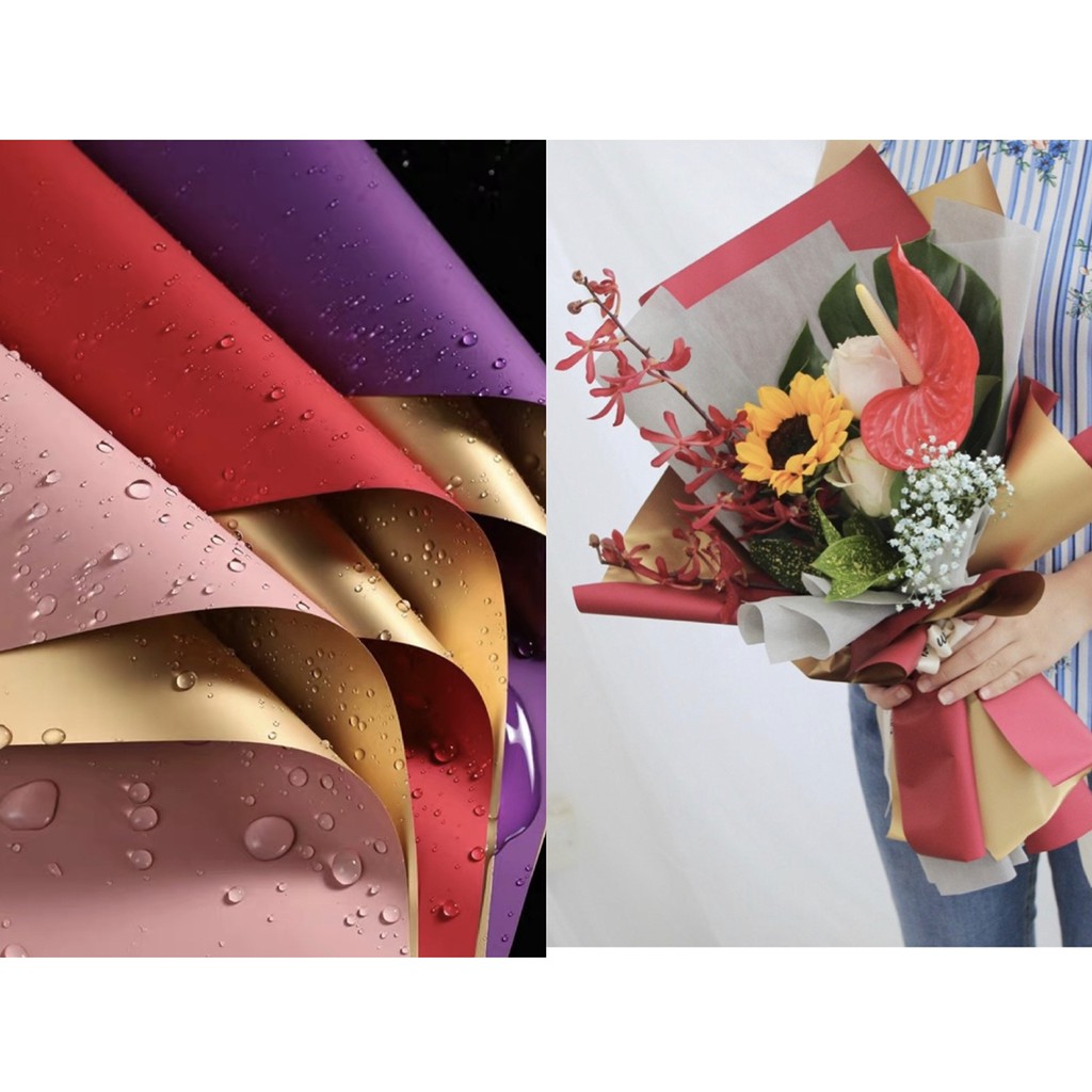 [SG seller] Wrapping Paper / water proof / florist / Flower Bouquet Wrapper / gift wrap Shopee