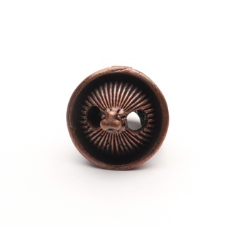 Cnedc Raw Copper Skull Pendant Keychain DIY Brass Beads #4