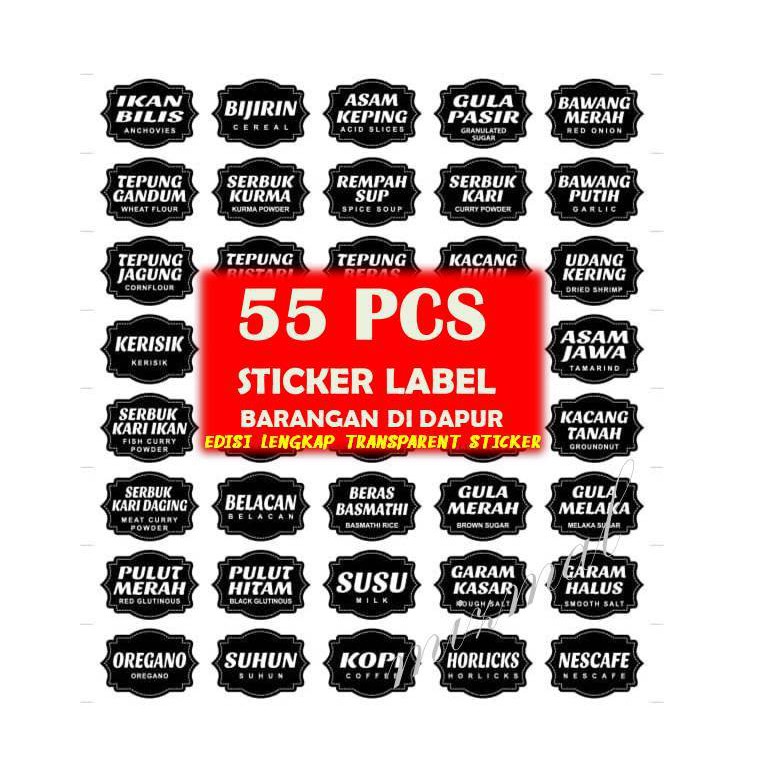 Label Bahan Dapur Desainrumahid com Label Bahan Dapur Desainrumahid com