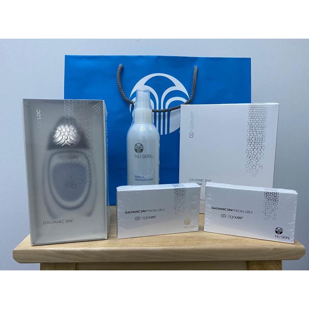 Shop Malaysia New Nuskin Nu Skin Ageloc Galvanic Spa Face Pack Latest Edition Ready Stock Shopee Singapore