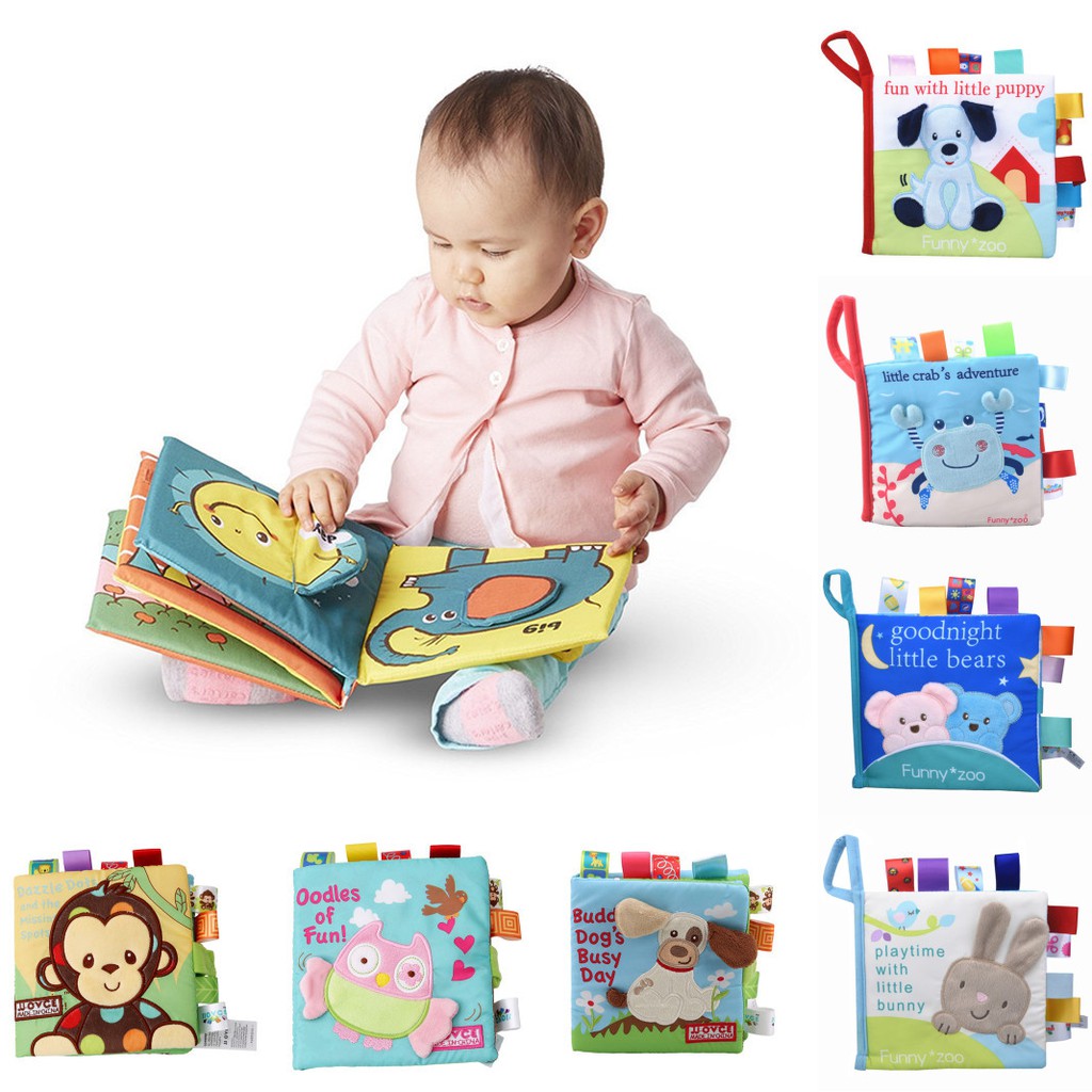 Baby Story Reading Book Good Night Little Bears Baby Cloth Book Shopee Singapore