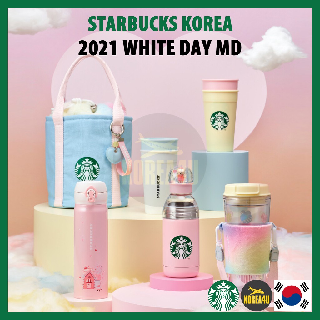 [Starbucks Korea 2021] White Day MD Bucket Bag Thermos Cup Water Bottle