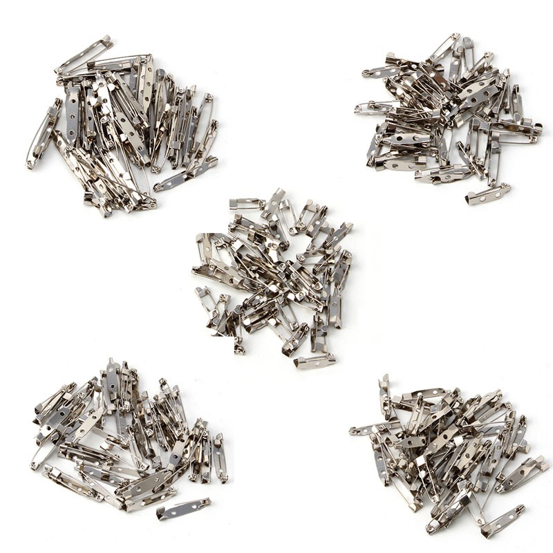Image of  50PCS Brooch Clip Base Pins Accessories Jewelry Decorative Ally 15 To 40mm #8
