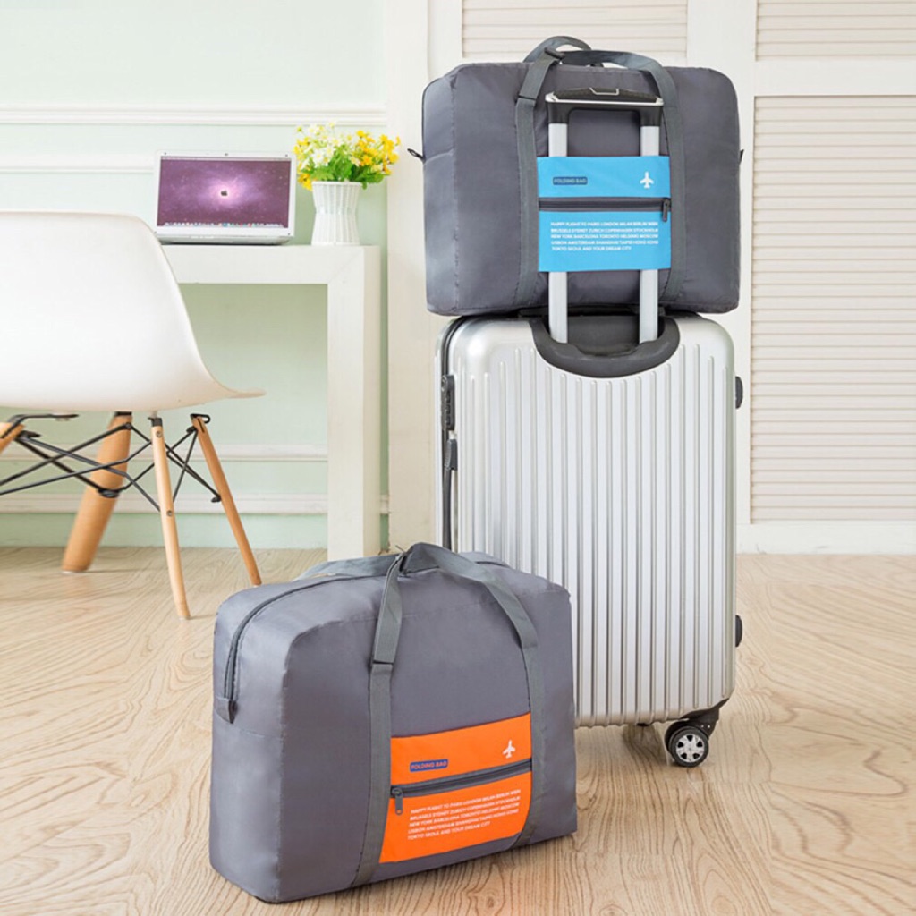 foldable suitcase with wheels