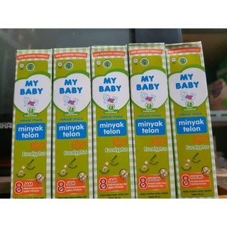 SG Seller Bundle 1/3/6 Minyak Telon Oil My Baby 8 Hours - Ready Stock in SG