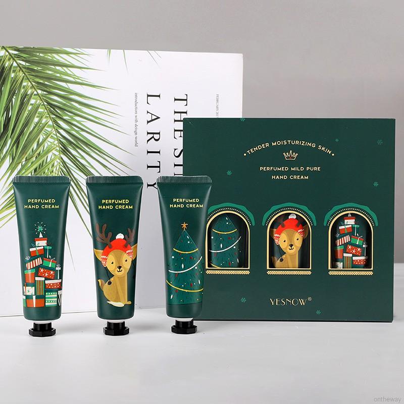 ontherway Christmas Hand Cream Gift Set Moisturizing Hand