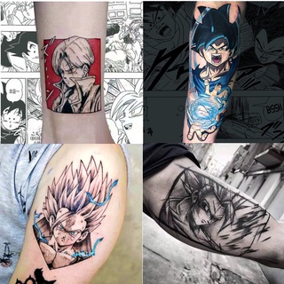 Goku Tattoo Stencil