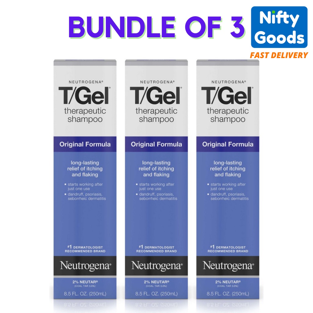 Bundlex3 Neutrogena Shampoo T Gel 250ml Shopee Singapore