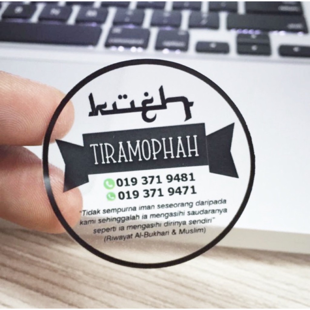 print transparent sticker