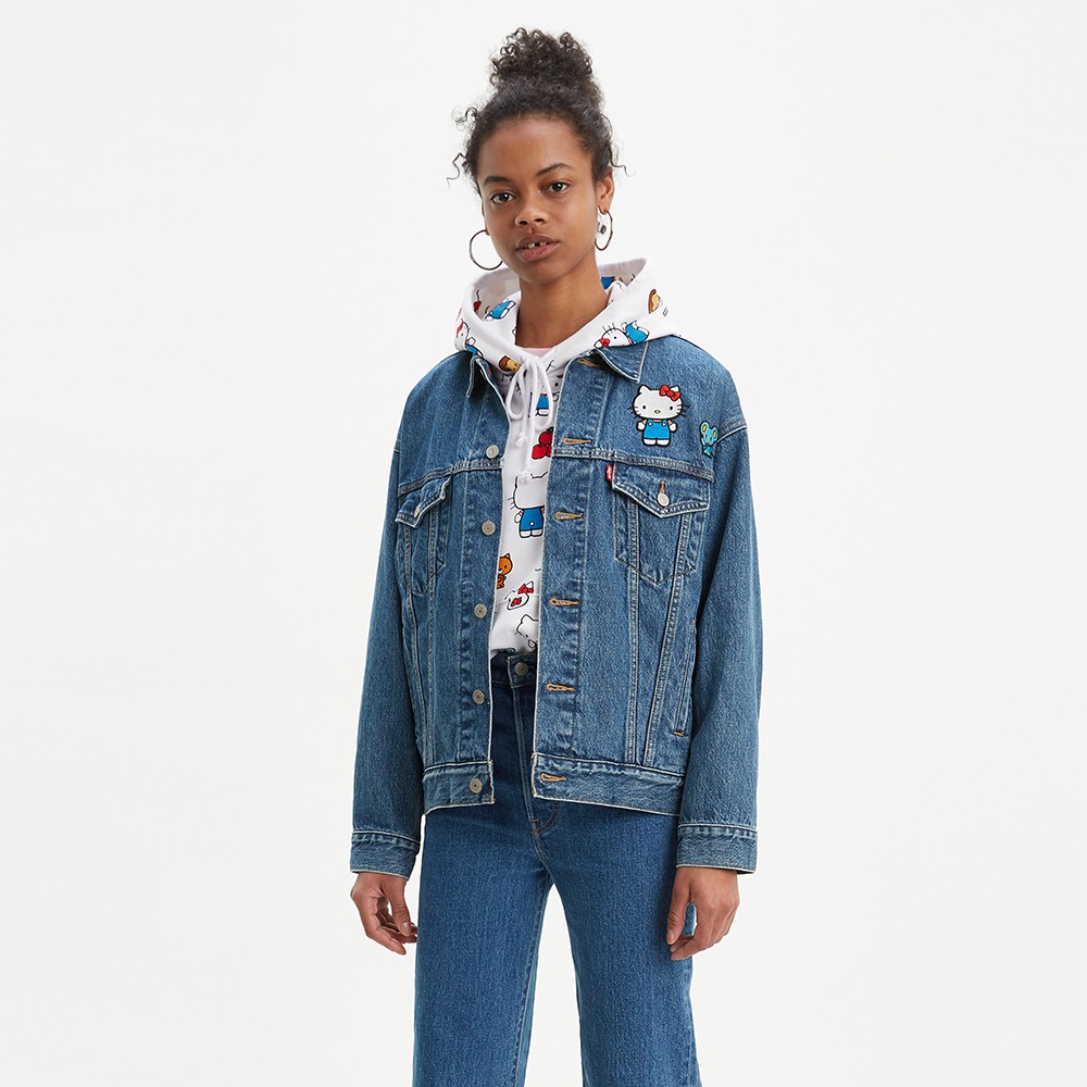 levi's hello kitty denim jacket
