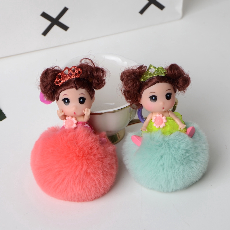 barbie doll keyring