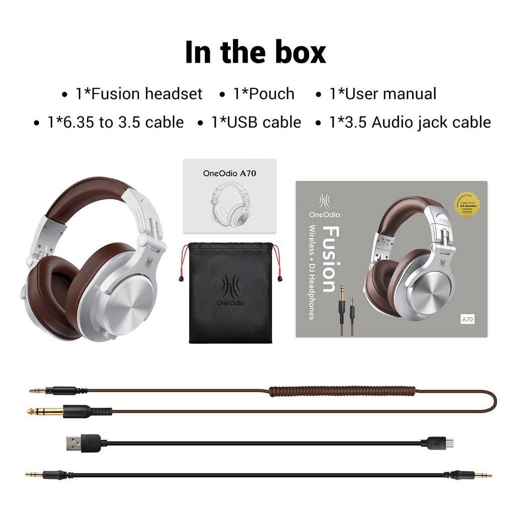 oneodio a70 bluetooth over ear headphones