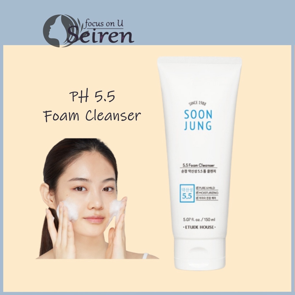 [ETUDE HOUSE] SOON JUNG Soft Acidic PH5.5 Facial Foam Cleanser 150 ml