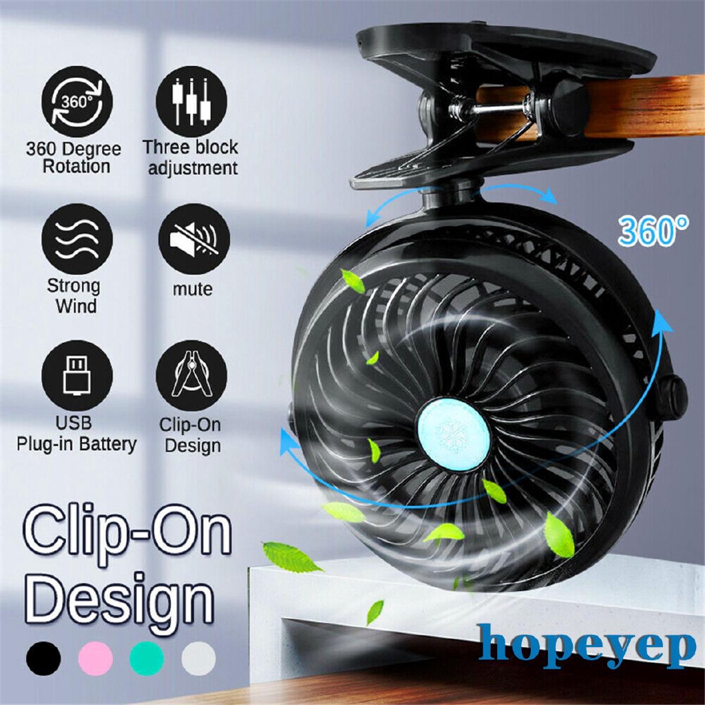 clamp on desk fan