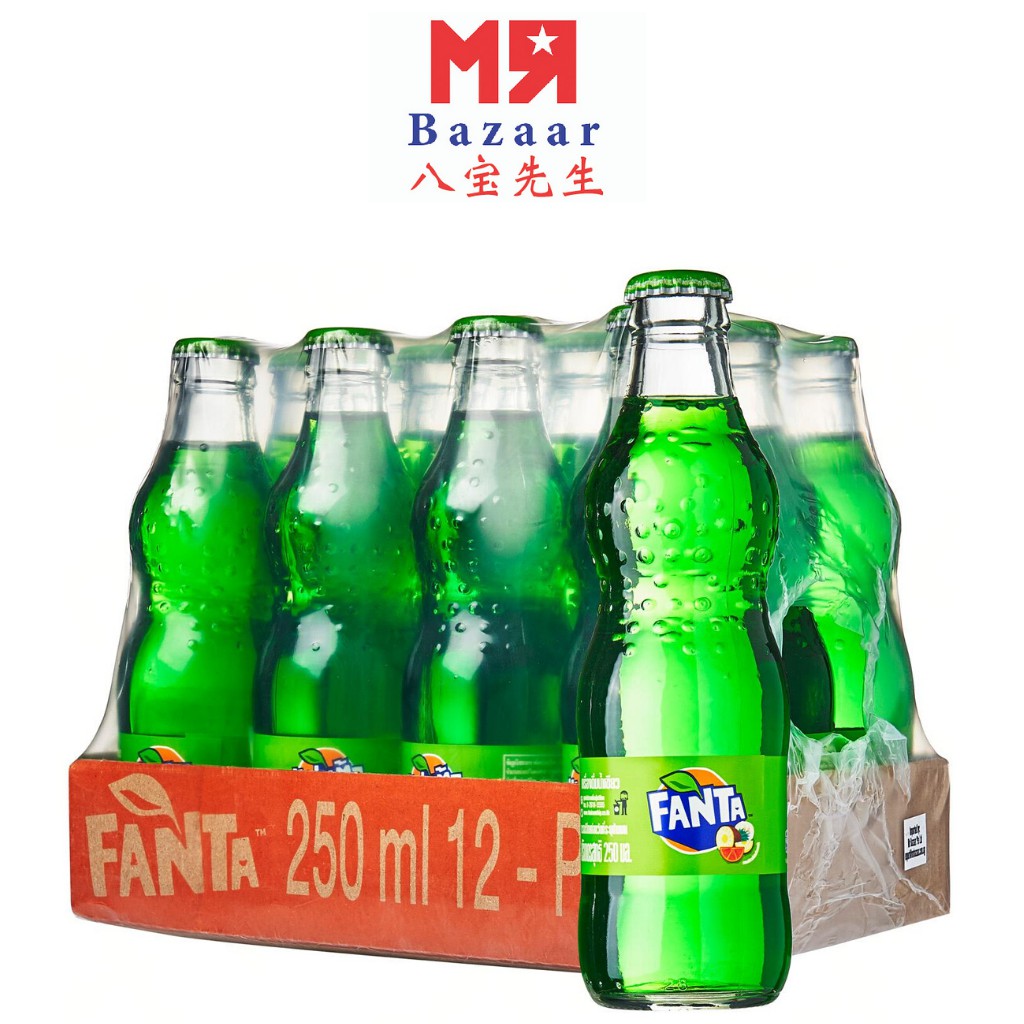 Download Fanta Mixed Fruit Punch 250ml x 12 Glass Bottles (Green ...