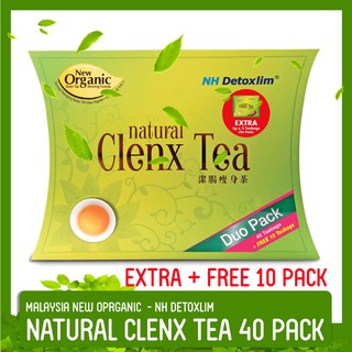 Nh Detoxlim Natural Clenx Tea 20s 40s Flush Out Toxins Reduce Weight Buang Lemak Berat Badan Kurus Perut 洁肠瘦身茶 Shopee Singapore