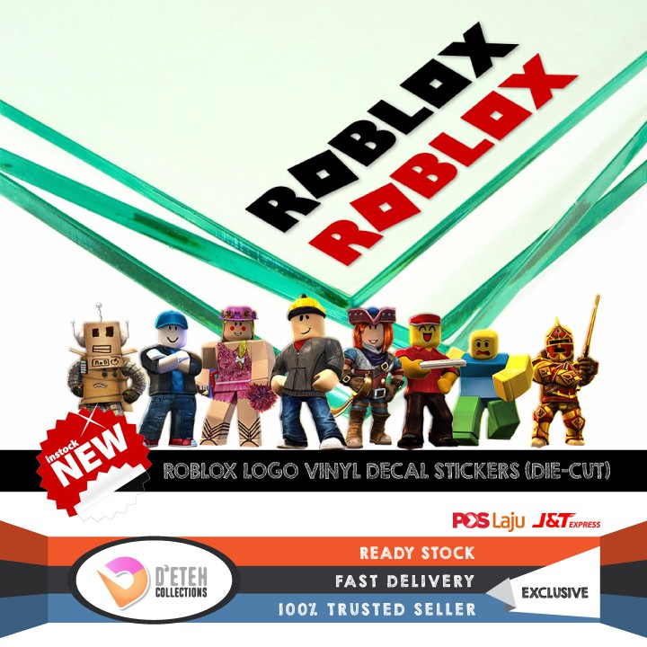 Roblox Logo Vinyl Decal Die Cut Stickers Shopee Singapore - roblox logo stickers