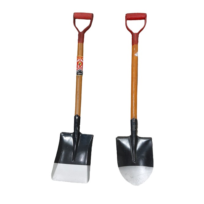 Shop Malaysia Round Square Local Shovel With Steel Handle Skop Pasir Shopee Singapore