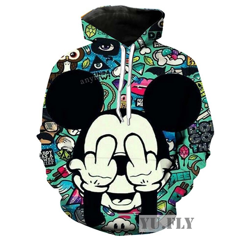 mickey mouse hooded sweatshirt