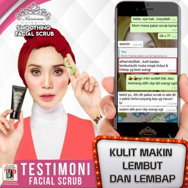 Shop Malaysia Stokis Sah Kc Ii Scrub Karisma Cosmetic Shopee Singapore