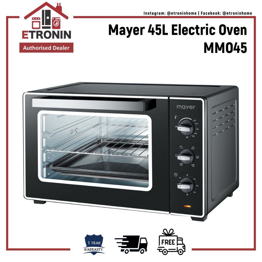 Mayer 45L Electric Oven MMO45 Shopee Singapore