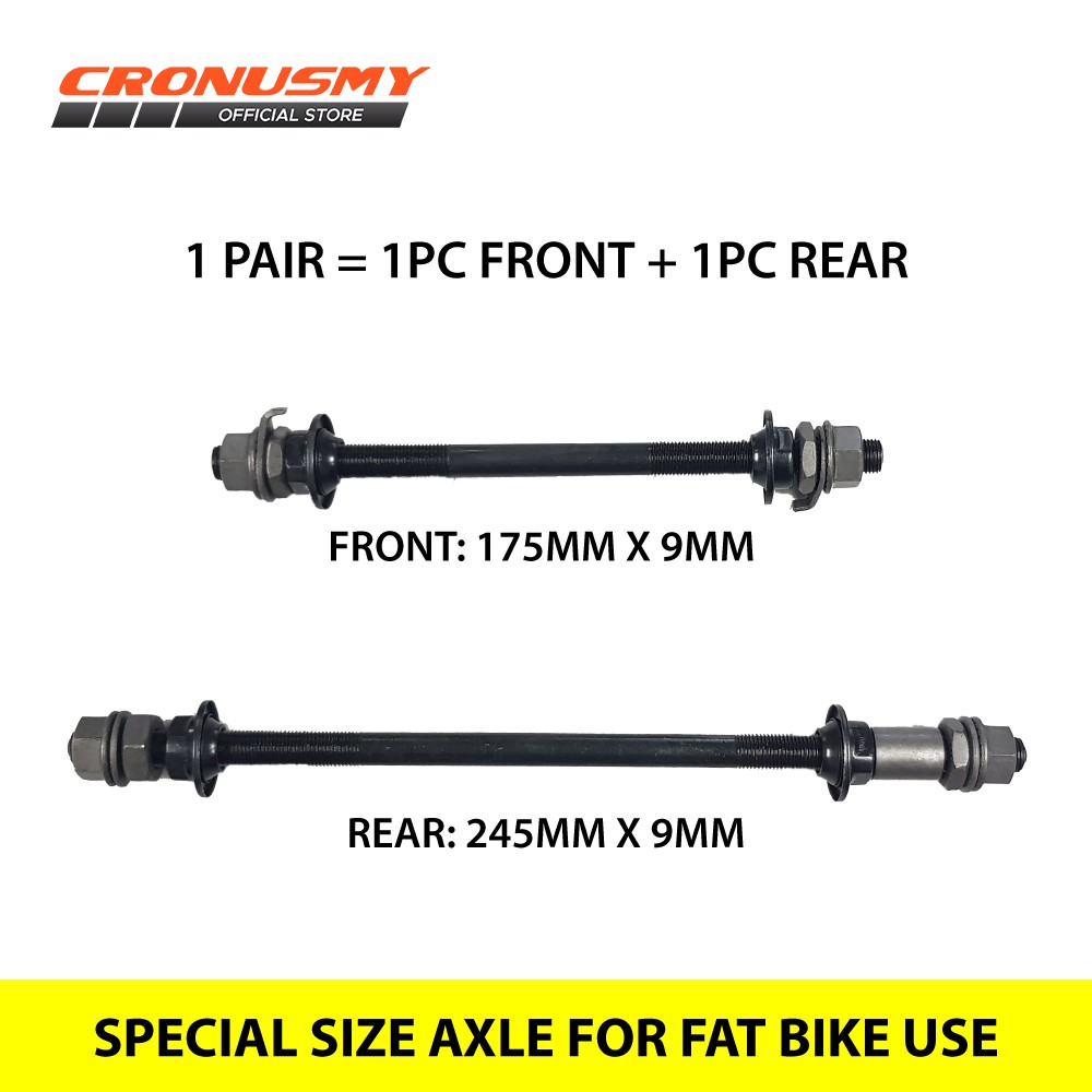 fat bike axle