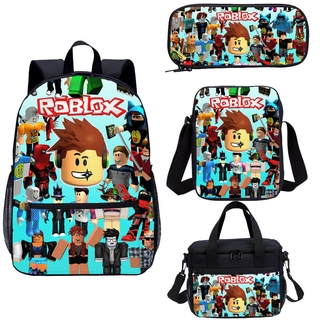 Roblox Primary School Bag Roblox School Backpack Roblox Bag Shopee Singapore - black supreme side bag pouch roblox