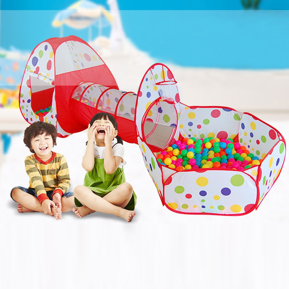 3 In 1 Baby Kids Ocean Ball Pit Pool 