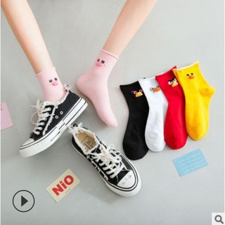 Image of WOMEN ANGRY BIRD SOCKS | STOKING ANGRY BIRD | CUTE SOCKS | STOKING PEREMPUAN | ANIMAL SOCKS DESIGN IN