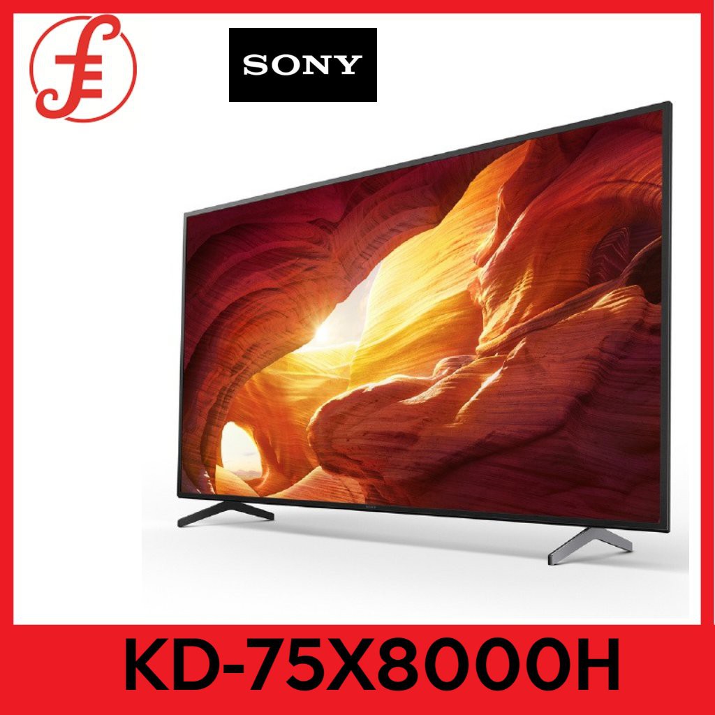 Sony Kd 75x8000h 75 4k Ultra Hd Hdr Android Tv With Free Wall Mount Installation 75x8000h Kd75x8000h Shopee Singapore