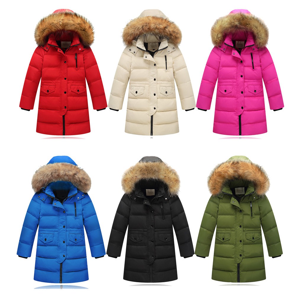 winter puffer coats with fur hood