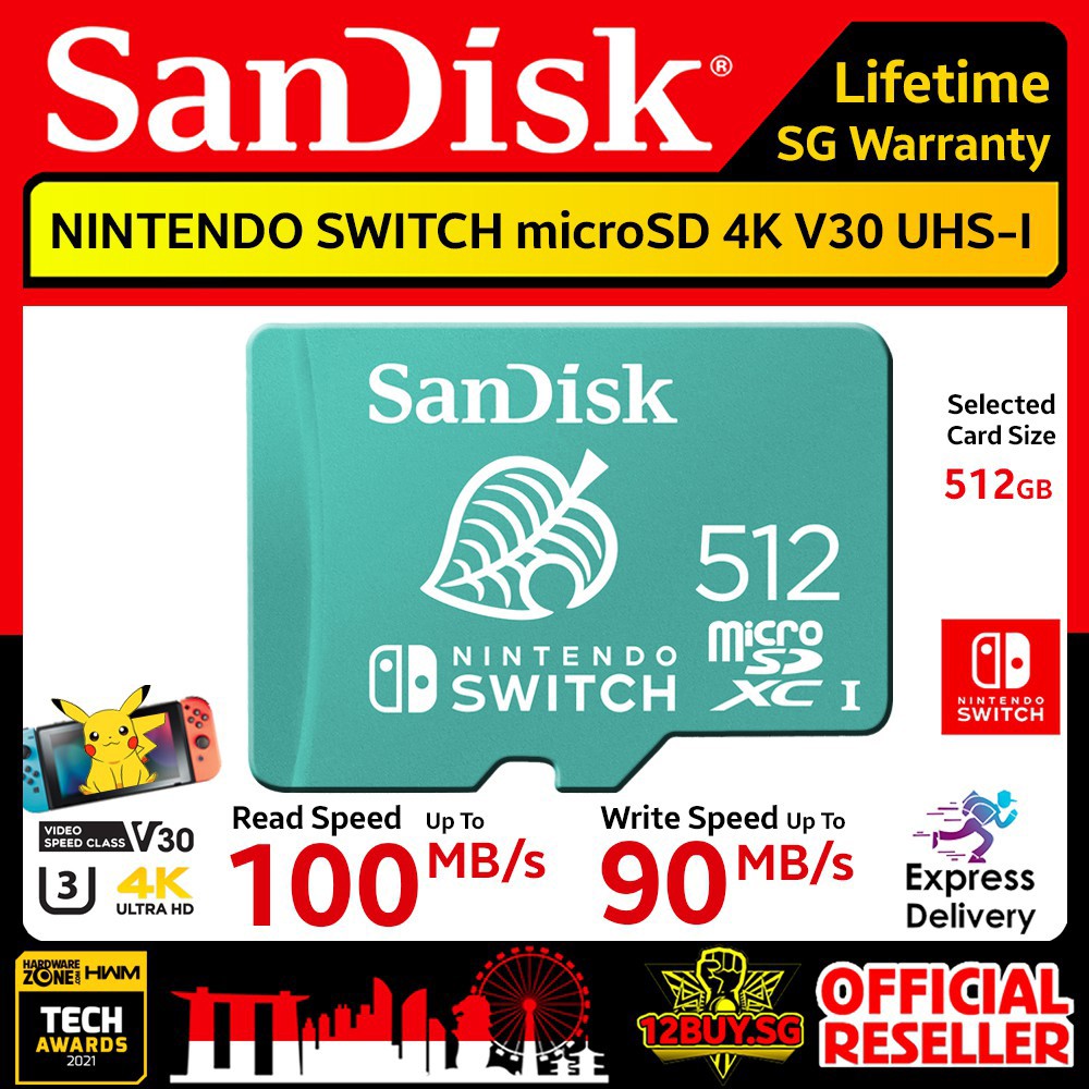 microsd nintendo switch