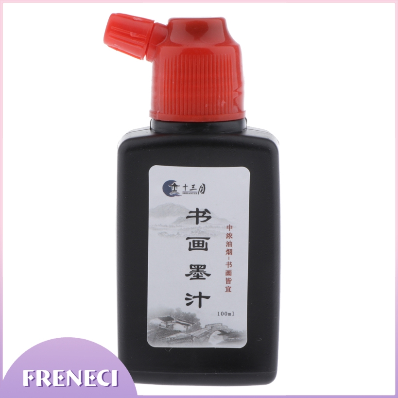 Sumi Calligraphy Liquid Ink in a 100ml Bottle, Chinese Style