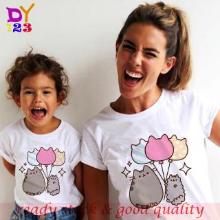 Pusheen Tshirt Kids Tee Blouse Cotton Kids Free Shipping Wholesale Shopee Singapore - cute blue pusheen shirt roblox