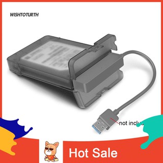✌WT USB 3.0 SATA III Hard Disk Enclosures Protect Case Cover for 2.5Inch HDD SSD