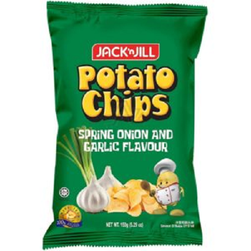 Jack & Jill Potato Chips 150g (Spring Onion & Garlic) | Shopee Singapore