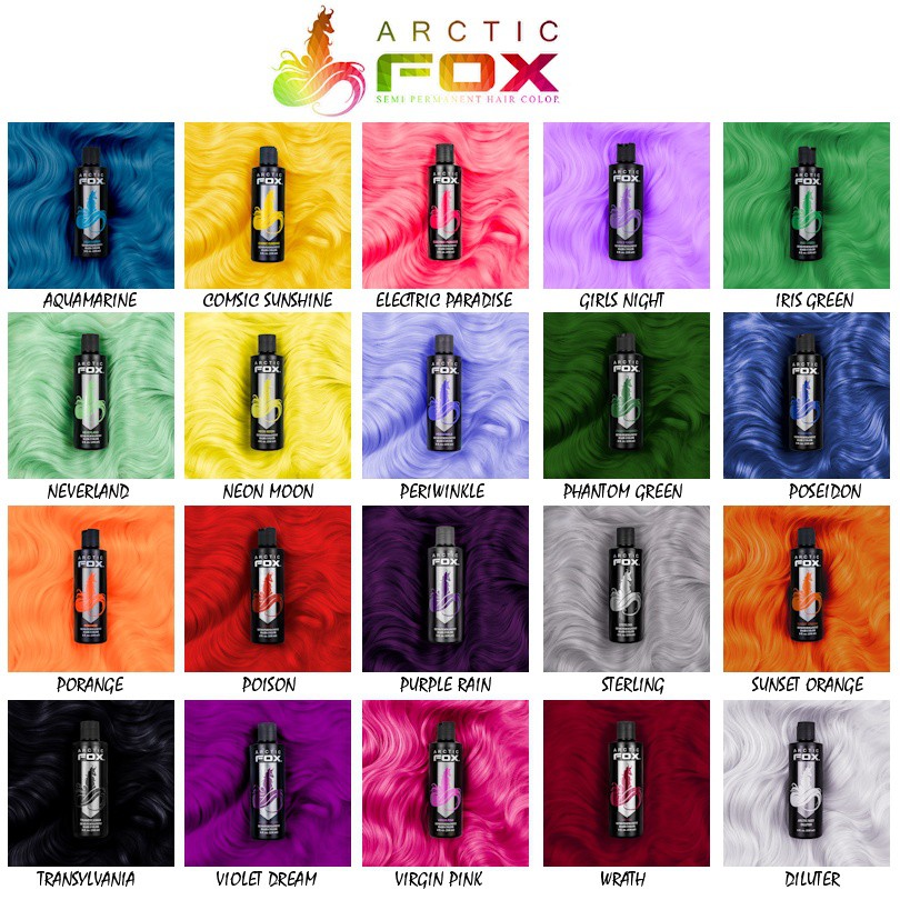 Arctic Fox Semi Permanent Hair Dye Shopee Singapore