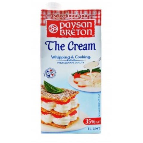Whipping Cream Heavy Cream Cooking Cream 1l Paysan Breton France Shopee Singapore