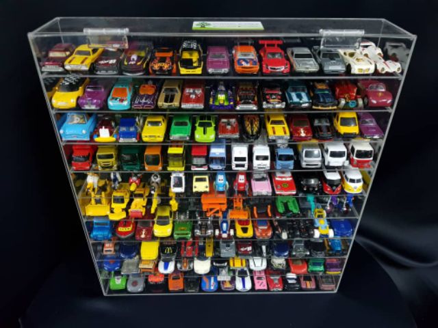 plastic hot wheels display case