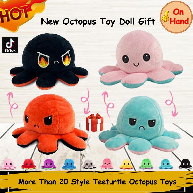 angry plush octopus