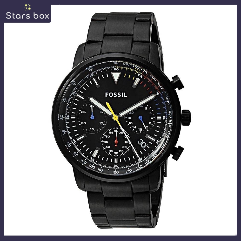 goodwin chronograph black silicone watch