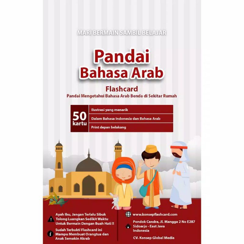 Newest Arabic Flashcard Pandai Language Educational Toys Shopee Singapore