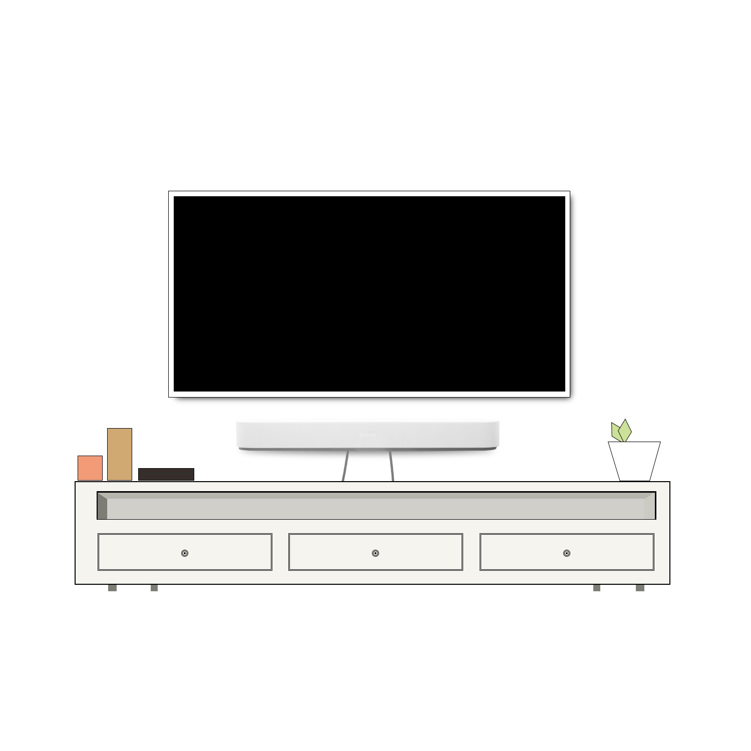 sonos beam as center speaker