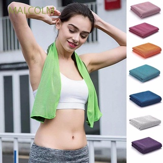 MALCOLM Breathable Sports Cooling Towels Quick Drying Sweat-absorbent Towel Instant Cool Ice Towels Travel Microfiber Running Yoga Gym Fitness Hiking Towels/Multicolor