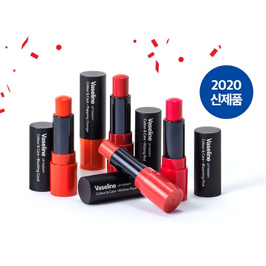 [Vaseline] 2020 New! Lip therapy Color Care 4.2g (3Color  